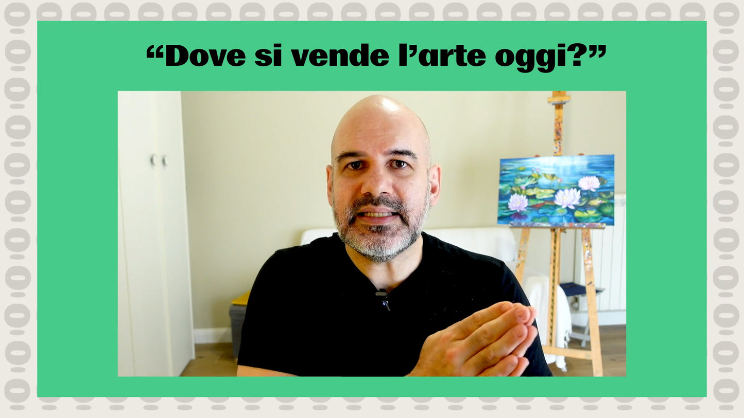 “Non basta saper dipingere” – Corso online per artisti