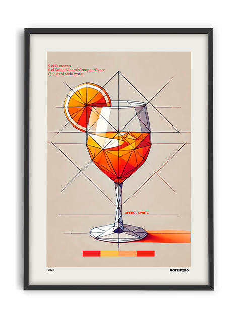 Aperol Spritz - Limited Edition Art Print | COCKTAILS Collection