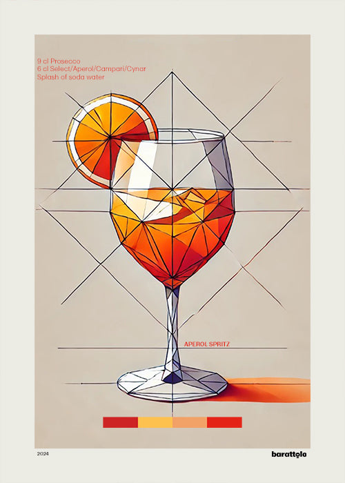 Aperol Spritz - Limited Edition Art Print | COCKTAILS Collection