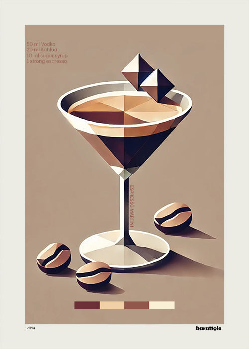 Espresso Martini – Stampa d'Arte in Edizione Limitata | Collezione COCKTAILS