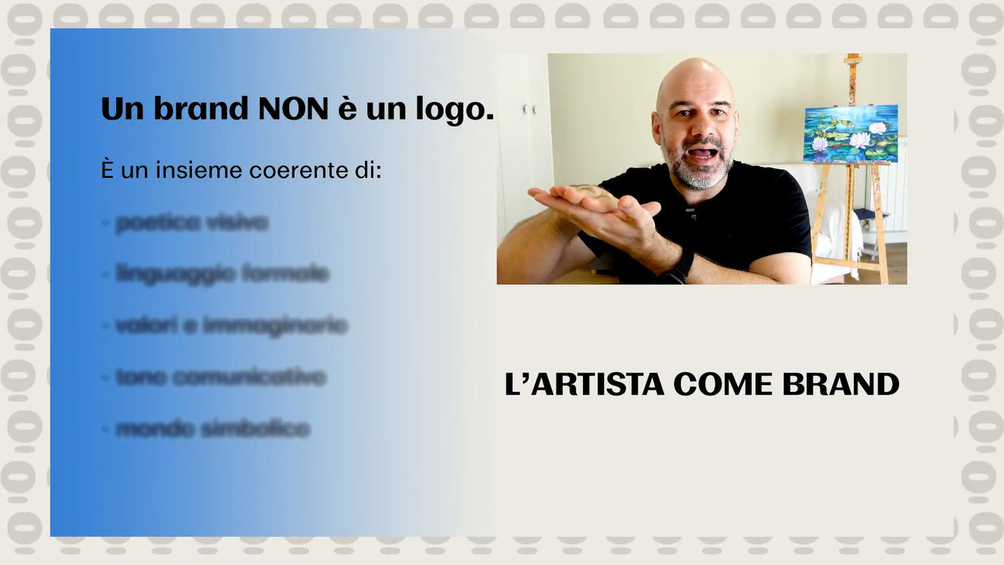 “Non basta saper dipingere” – Corso online per artisti